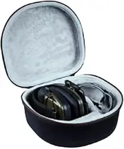 Travel Hard Case for Walker's Razor Slim Earmuff，for Peltor Sport Tactical, for Howard Leight by Honeywell Hearing Hunting Earmuffs, Shooting Glasses, for Caldwell E-MAX Pro Ear Protection Headphones