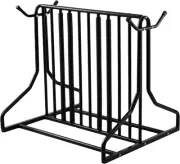 Cyclingdeal 3 to 6 Bike Floor Parking Rack with Storage Hooks Hangers - for P...