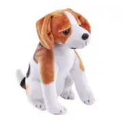 Wild Republic Mini Beagle, Plush Puppy Dog with Sound, Bark