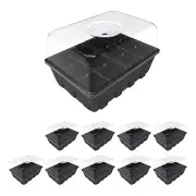 Seed Starting Trays Garden Propagator Set,Seed Tray Kits,with Humidity1812