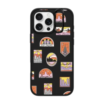 iPhone 16 Pro Max Impact Ring Stand Case MagSafe Compatible USA by Martina Martian