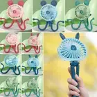 Flexible Tripod Mini Fan USB Rechargeable Desk Fan Outdoor Accessories