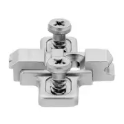 Blum One-Piece Wing Plate - System Screw - 0mm - 175L8100
