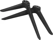 Alipis 1 Pair Tv Base Tv Stand Mount Computer Bracket Monitor Swivel Bracket Pole Mount Shelf Monitor Stands for Desks Television Parts Plastic Black