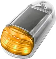 Wireless Cab Lights For Truck, 12-LED Solar Cab Roof Truck Lights Wireless, Waterproof Solar Power Cab Marker Lights Adhesive Most RVs