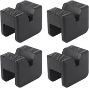 4 Pcs Seven Sparta Jack Pad Adapter for Jack Stand Universal Rubber Slotted Frame Rail Pinch Welds Protector