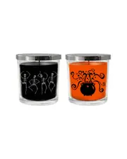 LumaBase Set of 2 Halloween Collection Scented Wax Candles