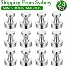24 PCS Magnetic Strong Fridge Magnets Whiteboard Mini Pin Push Crafts Magnetic
