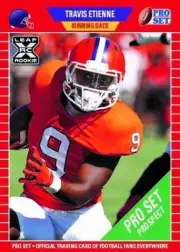 2021 PRO SET TRAVIS ETIENNE #PS8 ROOKIE SP VARIATION ALL ORANGE GLOVE Jaguars