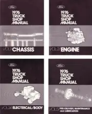 1976 Ford Truck Bronco Econoline Shop Service Repair Manual Book OEM Guide