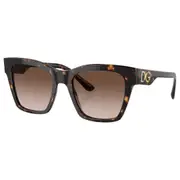 Womens Dolce & Gabbana Sunglasses Dg4407 Havana/ Brown Gradient Sunnies