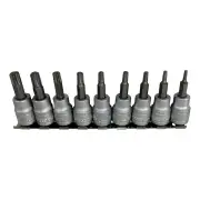 Teng M3813TX - 9 Piece 3/8" Drive Torx Bit Socket Set