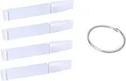 Ipetboom Nail Art Display Set 2 Sets of 40pcs Fan Shape Plates Nail Display Tips Smooth Material