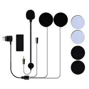 Soft hard microphone Cable Headset Speaker For M1-S Motorcycle Helmet Intercom