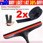 2×Cut-to-Size Window Squeegee Refills Replacement Squeegee Rubber Window Cleanr