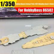 1/350 Italian Heavy Cruiser Pola 1941 Wooden Deck w/Chain for HobbyBoss 86502
