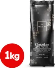 Arkadia 1kg 40% Cocoa Hot/Cold Drinking Chocolate Powder Intensity 5 Dark Blend.