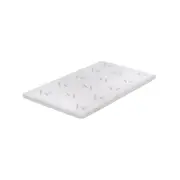 Memory Foam Mattress Topper with Bamboo Cover - Single