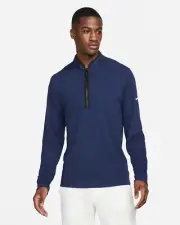 Nike Dri-Fit Victory DJ5474-419 Navy Blue 1/2 Zip Golf Jacket Men's Small Medium