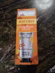 TWO 2 Burt's Bees Orange Blossom & Pistachio Hand Cream 1 oz Size New in Box