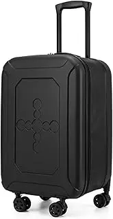 [TONGQIC] Foldable Suitcase, Lightweight Carry-On Suitcase, Abs Hard-Shell Suitcase, Silent 360° Universal Wheels, 24-Inch Large Capacity, Security Anti-Theft Password Lock, Suitable for Travel White