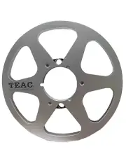 One Pair silvery TEAC 10.5-inch 1/4-inch TAPE REEL TO REEL TAPE Recorders