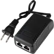 48V POE Injector Adapter Power Supply,10/100Mbps IEEE 802.3Af Compliant, for Mos