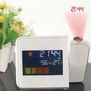 Projection Alarm Clock With Weather Station Thermometer Date Smart Home Devices
