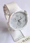 Swatch + Big Bold Chrono +SB02W400 Chequered White + New Product/New