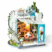 Robotime DIY Miniature House DORA'S LOFT 3D Wooden Model Kit NEW