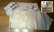 KIMONO Silk Table Runner, Napkin Rings, Chopsticks Holder:テーブルランナー 帯 絹100％