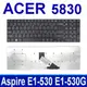 ACER 5830 全新 繁體中文 鍵盤 E5-521G E5-522 E5-531 E5-531G (9.5折)