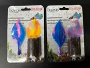 Betta Bed Leaf Hammock Natural Resting Place Fish Sleep. 2 Pack. NIP. J