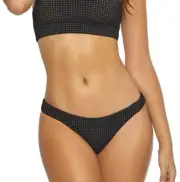 NWT PQ SWIM Dusk Basic Teeny Cut Cheeky Hipster Bikini Bottom Women's Size M