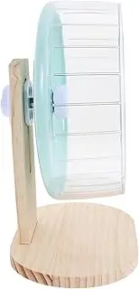 VILLFUL 1 Set Silent Hamster Running Wheel with Stand Compact Decorative Exercise Wheel for Pets for Hamsters Mice and Hedgehogs Promotes Activity and Mental Health