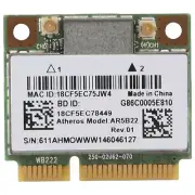 AR5B22 2.4/5GHz Dual Band Wifi Card 802.11Ac Bluetooth 4.0 WLAN Card for 9286