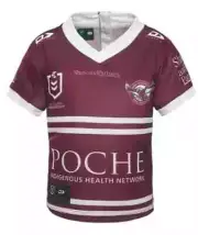 Manly Sea Eagles NRL Toddler Home Jersey Sizes 0-2 BNWT