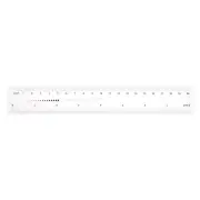 Film Ruler 8 Inch 1mm Scale PET Covered Flexible Straight Ruler
