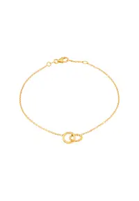 在飛比找ZALORA購物網優惠-HABIB 750/18K Yellow Gold Brac