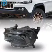 For 2014-2016-2017 18 Jeep Cherokee Halogen Black Headlight Assembly Driver Side (for: Jeep)