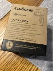 Echogear NEW Outlet Shelf for Google Home, Amazon Echo Dot, Sonos Speaker
