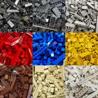 在飛比找iOPEN Mall優惠-【樂GO】批發價 樂高二手磚 LEGO 純色基本磚系列 蓋房