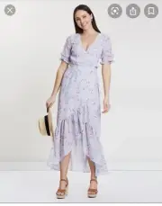COOPER ST Shore Wrap Maxi Dress Size 12 BNWT