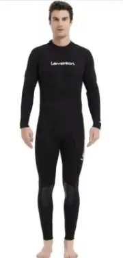 Lemorecn Small TALL Mens Wetsuits Jumpsuit Neoprene 3/2mm and 5/4mm Full Body...