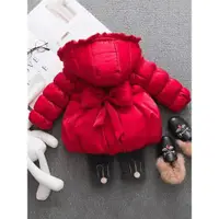 在飛比找ETMall東森購物網優惠-女寶寶外套冬季童裝羽絨嬰兒棉衣