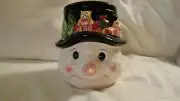 SNOWMAN COOKIE JAR/ CANDY JAR