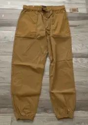 BRIXTON JUPITER SERVICE UTILITY CARGO JOG PANT LARGE MEDAL BRONZE NWT