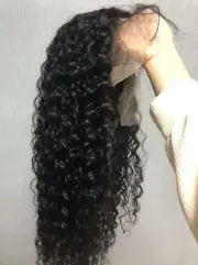 13x4 lace frontal wig 100% human hair 16inch and 18inch WATER WAVE