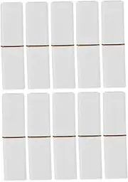 Baluue 1set Liners Tube Moisturizing Tins Stain Eyeshadow Cosmetic Mask Wand Glowy Balm Holders Refillable Lipstick Container Clear Lip Tint for Women Plastic Lip Gloss Bottle Abs 10pcs