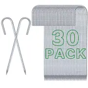 30 Pack 12" Heavy Duty Rebar Stakes for Tents Goals Camping Garden